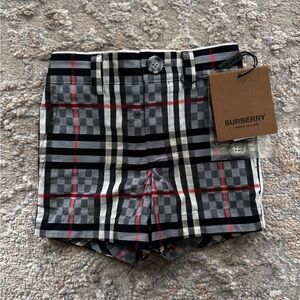 Burberry Kids Dizzy Check shorts